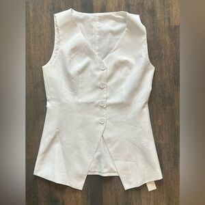 Commense White Vest
